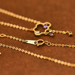 Collana Cristiana da Donna FY-N925 in Argento Sterling S925 Placcato Oro 18K con Design a Nuvola Personalizzabile e Zirconi Multicolore - Product Image 4