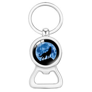 Nuovo Design 2026: Apribottiglie Portachiavi in Metallo a Forma di <span class=keywords><strong>Lupo</strong></span> Lunare, Creativo, Durevole e alla Moda, per Uso Quotidiano, Regalo Promozionale per Feste - Product Image 1
