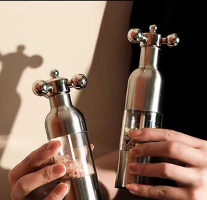 2026 Luxury 304 Stainless Steel <b>Pepper</b> <b>Grinder</b> Wholesale Custom Logo Manual Salt Mill Spice <b>Grinder</b> Faucet Handle Kitchen Tool - Product Image 6