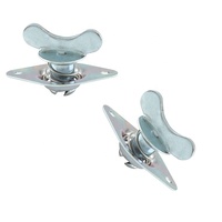 Customized Quarter Turn Sprint Car Dzeus Buttons Self-Ejecting Aluminum Quick Turn Fastener Wing Head Steel Dzus Fastener
