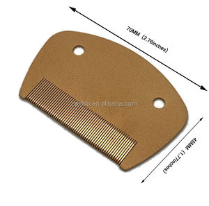 أمشاط قمل الألومنيوم باللون الذهبي الاحترافي وقمل الرأس للتخلص بفعالية من قمل الشعر والصئبان - Product Image 2