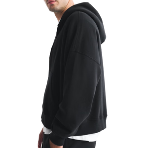 Custom Zipper Hoodie High Quality 100% Cotton <b>Coat</b> and Hoodie Custom Logo Men's Hoodies - Product Image 4