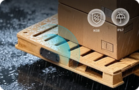 Produsen Beacon BLE RFID Hybrid Tag untuk Visibilitas Rantai Pasokan, Perangkat Anti-Hilang Pelacak Pallet IP67 IK08 hingga 150m