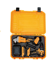 COOFIX CF-CIA001 Perceuse-visseuse sans fil 21V et meuleuse d'angle 2 en 1, kit combiné d'outils électriques
