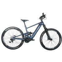 Sepeda Gunung Listrik Serat Karbon Daya Tinggi Grosir BAFANG Central MID Drive 11-Speed Suspensi Depan Sport 80k...