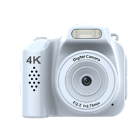 Caméra de poche HJD02 4K Ultra HD 16MP avec écran tactile de 1,54 pouces, 28 filtres, flash, enregistrement et charge, webcam, mini caméra de vlogging pour YouTube