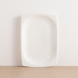 36 PCS Square White Porcelain Dinnerware Set Curved <b>Corner</b> Ceramic Plates Bowls Wholesale Tableware For Restaurant Hotel Custom - Product Image 6
