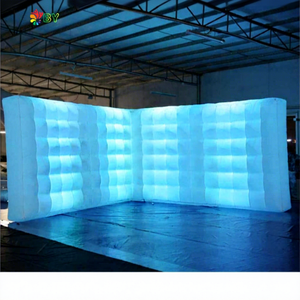 บูธถ่ายรูปผนังเป่าลมไฟ LED พื้นหลังรูปปาร์ตี้ - Product Image 1