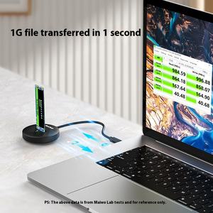 Mavo M.<span class=keywords><strong>2</strong></span> NVMe固态硬盘盒K1698P高速PCie传输NGFF易驱动线固态硬盘机箱 - Product Image 3