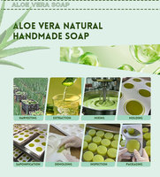 Savon artisanal à l'aloe vera de première qualité en gros (ODM) – Base de savon pur pour le bain, matière première DIY