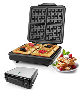 <span class=keywords><strong>Macchina</strong></span> Professionale per <span class=keywords><strong>Waffle</strong></span> Industriale Commerciale Personalizzata Belga a Cono Uovo Bubble 4 Fette Elettrica Mini W001 - Product Image 1