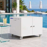 Meuble de rangement mobile sur pied en métal minimaliste pour imprimante, avec roulettes, pour photocopieur et base basse pour imprimantes A3