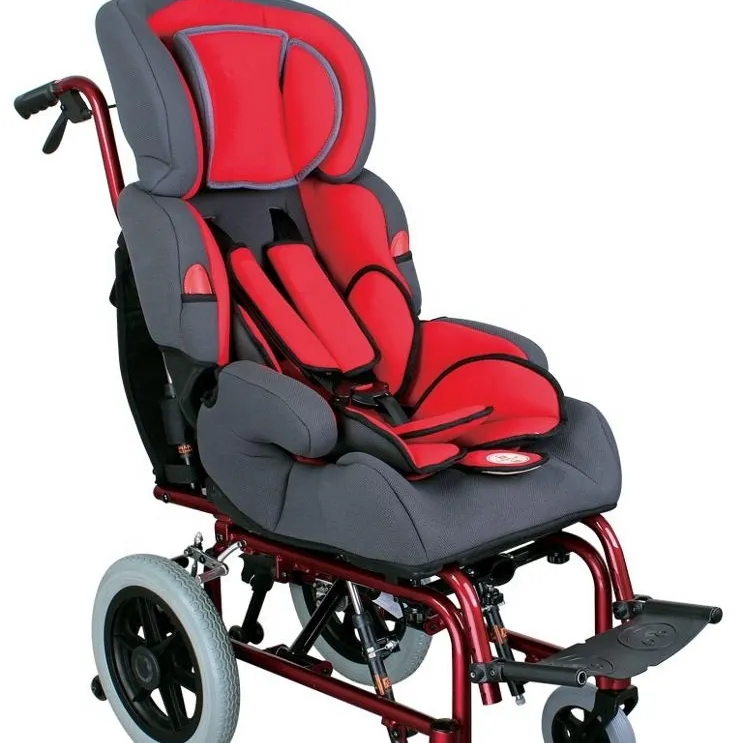 China made high quality foldable CP wheelchair for cerebral palsy children