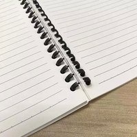 En gros A5 Relié Spirale Sublimation Imprimables Blancs Personnalisable Journal Notebook Fil À Coudre Planificateur Journal