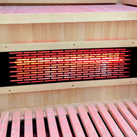 Produsen Ruang Sauna Inframerah Jauh Elektrik Modern untuk 1-2 Orang dengan Pemanas Kayu Solid untuk Gym atau Kamar Tidur