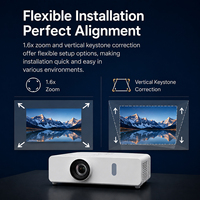 Proyector LCD Panasonic PT-VX430 de 4500 Lúmenes, Proyector Empresarial XGA para Aulas, Salas de Reuniones y Conferencias