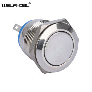 Welfnobl 5 Pins hàn thiết bị đầu cuối push <span class=keywords><strong>button</strong></span> chuyển 19mm Mini Power switch - Product Image 1