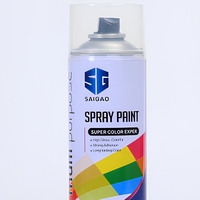 Peinture aérosol en gros d'usine, peinture acrylique multi-usages pour revêtement de surfaces métalliques, bois et plastique
