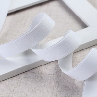 Bande élastique pour sous-vêtements directe d'usine Noir et blanc Haute élasticité, sangle en peluche simple face est utilisée pour la ceinture de vêtement.