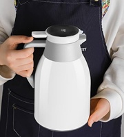 Bouilloire thermos en verre de grande capacité pour la maison Bouilloire thermos intelligente à affichage de la température