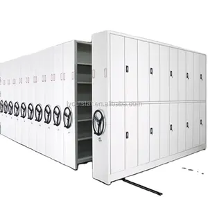 Système de rayonnage de classeur de stockage de classeur de compacteur d'automobile étagères mobiles en métal de salle de document mobiles