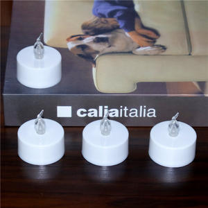 Offre Spéciale CR2032 LED bougie électronique petite lampe de thé mariage Confession <span class=keywords><strong>route</strong></span> Guide accessoires plastique blanc chaud - Product Image 4