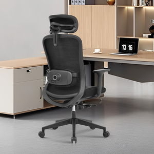 Mesa de Computadora para Oficina, Silla Ergonómica Moderna de Malla, Silla de Oficina Eléctrica con Masaje y Reposabrazos Ajustables, Muebles de Oficina - Product Image 2