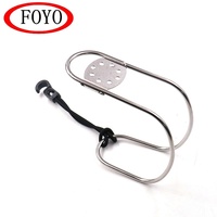 Support de bouée de sauvetage Xiamen Sunshine en acier inoxydable 316 avec corde en nylon pour éclairage de bouée de sauvetage pour accessoires de bateau/yacht/kayak/embarcation