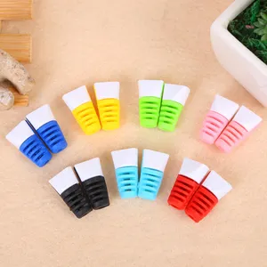 Wholesale 2 In 1 Carton Candy Color Mobile Phone Android Usb Charger Data Cable Protective Sleeve For Iphone 15 Pro