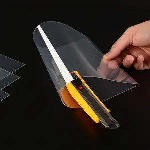 Doorzichtige Pp Plastic Opvouwbare Snijmat Doorzichtige Draagbare Plastic Snijplank Mat