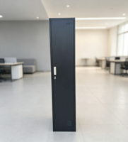 Armoire métallique à 1 porte en acier, écologique et durable, pour salle du personnel, prix d'usine