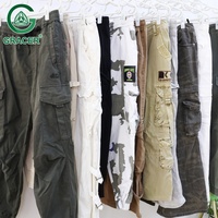 Pantalons multi-poches tendance d'occasion de haute qualité pour femmes, vente en gros par lot, MOQ 45kg, pas cher, Gracer A25, tailles mixtes