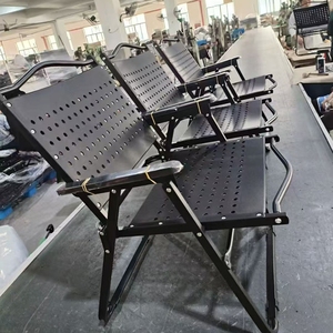 Chaises de camping Comit robustes et durables avec structure en fer de haute qualité, idéales pour les patios, la <span class=keywords><strong>pêche</strong></span> en plein air et les voyages - Product Image 2