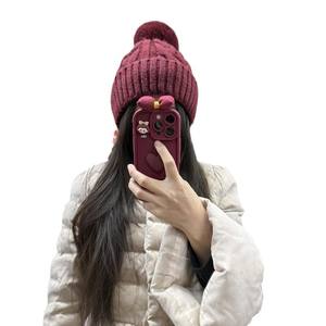 Tricot torsadé en velours épais et chaud, avec un fort tissage fin en élasthanne/coton, pour adulte, automne-hiver, anti-âge, avec de grosses boules de laine, mignon, tricot torsadé classique - Product Image 5