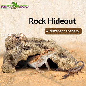 บ้านซ่อนตัวสำหรับสัตว์เลื้อยคลาน Reptizoo รุ่น EHR08M รูปทรงหิน สำหรับอาบแดดและซ่อนตัว เหมาะสำหรับตุ๊กแก งู เต่า จิ้งจก ของตกแต่ง - Product Image 3