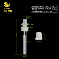 Tube en plastique À Vis Bouteille de Médicament Liquide 8.6mm Bouchon de Bec, Tube à Essai Avec Bouchon À Vis