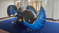Offre Spéciale : Dragon Gonflable en PVC Bleu et Noir de Qualité pour Événements Publicitaires et Fêtes Adultes