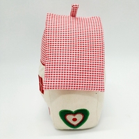 Nouveau design pain d'épice maison noël butées de porte sac de sable en peluche bouchon de porte pour la décoration de la maison