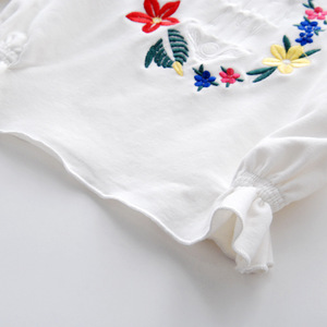 New Premium Kids Clothes Organic Cotton Long Sleeve T-Shirts of Girls From China Factory - Product Image 6
