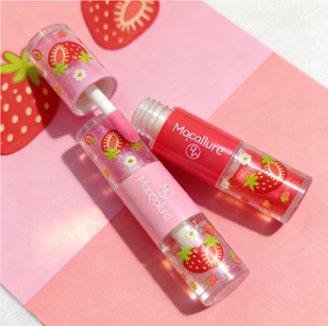 Bálsamo Labial Doble Hidratante, Brillante, Impermeable, de Moda, con Aroma a Fruta y Fresa, con Logotipo Personalizado en Tubo, para Niños - Product Image 3