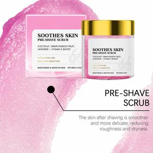 Exfoliante Pre-Afeitado para Eliminar el Vello 60g, Marca Privada OEM, Aloe y Menta, Exfolia, Hidrata, Sin Irritación, Vegano - Product Image 5