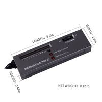 Outil de test de bijoux ANDUUKJewelry, équipement de test, matériel, outil à main, testeur de diamant, stylo sélecteur de pierres précieuses, indicateur LED