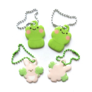 Wholesale Cartoon Anime Design Custom Printed Charm Plastic PVC Keychain As Gift