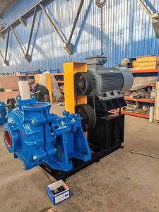 Pompe à boue de sable de silice électrique monophasée Naipu 6X4D à basse pression avec trémie et carter unique, personnalisable OEM - Product Image 5