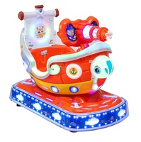 Le plus nouveau dessin animé 3d kiddie ride machine à bascule machines de jeu vidéo de balançoire électrique à jetons