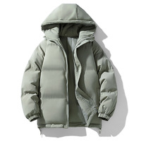 2025 automne hiver à la mode Style coréen coton veste pour femmes hommes manteau décontracté couleur unie en vrac épaissi uni teint