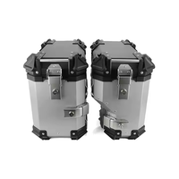 Accessoires de moto Boîte latérale 38L Alliage d'aluminium de haute qualité Sacoche latérale de moto