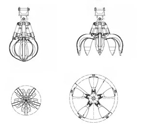 Nuevas Garras Hidráulicas para Excavadora de 24 Toneladas, Brazo Largo, Alcance Extendido, Marca GaoHong, Accesorios para Maquinaria de Construcción - Product Image 6