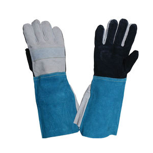 Gants de sécurité à manches longues unisexes OEM Bonne vente Fonctions antidérapantes anti-coupure anti-impact pour le soudage des gants en cuir - Product Image 1