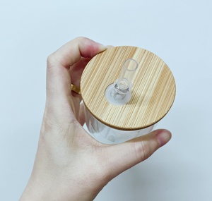 Viaggio 3 oz piccolo colpo di neve globo di vetro può Tumbler 3 oz Mini sublimazione Snowglobe doppia parete tazze di vetro per caffè birra - Product Image 5